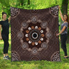 Australia Aboriginal Inspired Quilt - The Gathering Place Style Art Quilt