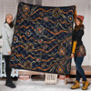 Australia Aboriginal Inspired Quilt - Aboriginal Art Vector Seamless Background Quilt