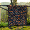 Australia Aboriginal Inspired Quilt - Aboriginal Art Vector Seamless Background Quilt