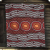 Australia Aboriginal Inspired Quilt - Aboriginal Connection Concept Artwork Quilt
