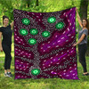 Australia Aboriginal Inspired Quilt - Aboriginal background of dreaming art