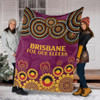 Brisbane Broncos Naidoc Blanket - Custom Broncos For Our Elders Blanket