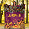 Brisbane Broncos Naidoc Blanket - Custom Broncos For Our Elders Blanket