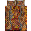 Australia Aboriginal Inspired Quilt Bed Set - Emu in the sky