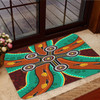 Australia Aboriginal Inspired Door Mat - Aboriginal dot art depicting honey ants