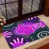 Australia Aboriginal Inspired Door Mat - Aboriginal dot artwork with hands