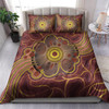 Australia Aboriginal Inspired Bedding Set - Aboriginal Connection Concept Artwork 04