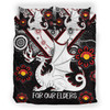 Australia Illawarra and St George Naidoc Bedding Set - Custom For Our Elders Boomerangs Bedding Set