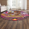 Manly Warringah Sea Eagles Naidoc Round Rug - Custom For Our Elders Round Rug