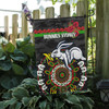 South Sydney Rabbitohs Flag - Poppies Rabbits and Aboriginal Inspired Flag