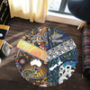 Australia Aboriginal Inspired Round Rug - Aotearoa and Australia Indigenous Culture