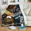 Australia Aboriginal Inspired Blanket - Aotearoa and Australia Indigenous Culture