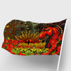 Brisbane Broncos Anzac Custom Flag - Anzac Broncos with Remembrance Poppy and Indigenous Patterns Flag