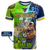 Australia North Queensland VS Canberra City Custom T-shirt - Australia Big Match Proud Of Culture