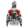 St. George Illawarra Dragons Anzac Custom Hoodie - Poppies Flower Saint Lest We Forget Hoodie