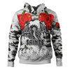 St. George Illawarra Dragons Anzac Custom Hoodie - Poppies Flower Saint Lest We Forget Hoodie