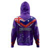 Melbourne Storm Anzac Custom Hoodie - Poppies Flower Aboriginal Inspired Melbourne Storm Hoodie