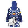 Australia  Naidoc Week Custom Snug Hoodie - For Our Elders Doggies Aboriginal Inspired Oodie Blanket