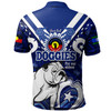 Australia  Naidoc Week Custom Polo Shirt - For Our Elders Doggies Aboriginal Inspired Polo Shirt