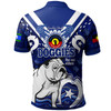 Australia  Naidoc Week Custom Polo Shirt - For Our Elders Doggies Aboriginal Inspired Polo Shirt