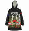 Australia Anzac Day Snug Hoodie - Anzac Day Soldier We Will Remember Them Oodie Yellow