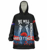 Australia Anzac Day Snug Hoodie - Anzac Day Soldier We Will Remember Them Oodie Blue