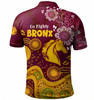 Brisbane Broncos Custom Polo Shirt - Go Mighty Bronx Polo Shirt