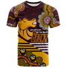 Brisbane Broncos Custom T-shirt - Go! Let's go! Up The Mighty Bronx Home Jersey T-shirt