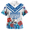 Canterbury-Bankstown Bulldogs Anzac Custom Hawaiian Shirt - Anzac Day I'm With The Doggies Shirt