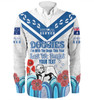 Canterbury-Bankstown Bulldogs Anzac Custom Long Sleeve Shirt - Anzac Day I'm With The Doggies Shirt