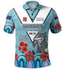 Cronulla-Sutherland Sharks Anzac Custom Polo Shirt - Up Up The Heroes Polo Shirt