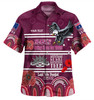 Manly Warringah Sea Eagles Anzac Custom Hawaiian Shirt - Manly Bring it on 2023 Shirt