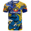 Parramatta Eels Naidoc Week Custom T-shirt - For Our Elders Go With Sparky T-shirt
