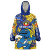 Parramatta Eels Naidoc Week Custom Snug Hoodie - For Our Elders Go With Sparky Oodie