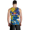 Parramatta Eels Naidoc Week Custom Men Tank Top - For Our Elders Go With Sparky Tank Top