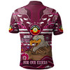 Manly Warringah Sea Eagles Custom Polo Shirt - For Our Elders Home Jersey Polo Shirt