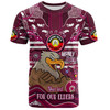 Manly Warringah Sea Eagles Custom T-shirt - For Our Elders Home Jersey T-shirt