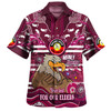 Manly Warringah Sea Eagles Custom Hawaiian Shirt - For Our Elders Home Jersey Shirt