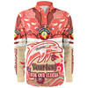 Redcliffe Dolphins Naidoc Week Custom Long Sleeve Shirt - For Our Elders Home Jersey Shirt
