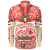Redcliffe Dolphins Naidoc Week Custom Long Sleeve Shirt - For Our Elders Home Jersey Shirt
