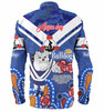 Canterbury-Bankstown Bulldogs Anzac Day Custom Long Sleeve Shirt - Bulldogs Anzac Quotes Shirt