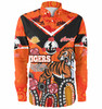 Wests Tigers Anzac Day Custom Long Sleeve Shirt - Tigers Anzac Quotes Shirt