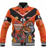 Wests Tigers Anzac Day Custom Baseball Jacket - Tigers Anzac Quotes Jacket