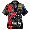 Australia  Anzac Custom Hawaiian Shirt - Lest We Forget Black Style Shirt