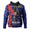 Australia Anzac Custom Hoodie - Lest We Forget Blue Style Hoodie