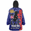 Australia  Anzac Custom Snug Hoodie - Lest We Forget Blue Style Oodie