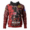 Australia  Anzac Custom Hoodie - Lest We Forget Red Style Hoodie