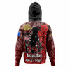 Australia  Anzac Custom Hoodie - Lest We Forget Red Style Hoodie