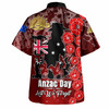 Australia  Anzac Custom Hawaiian Shirt - Lest We Forget Red Style Shirt