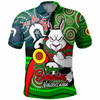 South Sydney Rabbitohs Custom Polo Shirt - Rabbitohs Bunnies Naidoc Week For Our Elders With Dot Bunnies Sport Style Polo Shirt